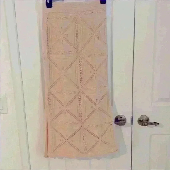 Rebecca Taylor crochet top and skirt set in pink cotton - Picture 5 of 12